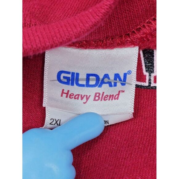 Alabama Crimson Tide Sweatshirt Size 2XL Red Crewneck Men VTG Gildan Heavyweight - Picture 5 of 10